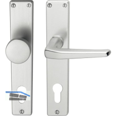 Wechselgarnitur EUROPA - auf Schild PZ 88, Alu silber eloxiert