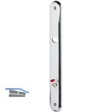 Langschild ELEGANT WG 500, WC 90, f�r Not�ffner, Alu poliert