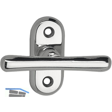 GRUNDMANN Triebolive WG ELEGANT 526 - VK 7 x 35 mm, Ros. 30 x 69 mm, Alu poliert