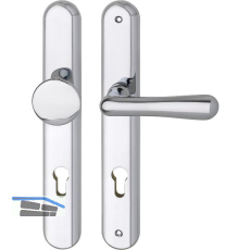 GRUNDMANN Sicherheitswechselgarnitur ELEGANT, PZ88,Messing verchromt