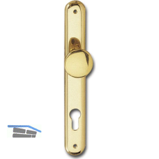 Knopflangschild ELEGANT - PZ 88, Messing poliert