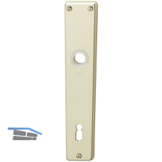 Langschild WG 2000, BB 90, Alu neusilber eloxiert