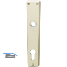 Langschild WG 2000, PZ 88, Alu neusilber eloxiert