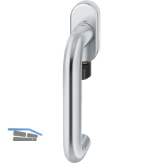 FSB Fenstergriff 34 1070 mit Selbstverriegelung, Edelstahl matt
