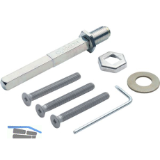HOPPE Befestigungsset zu Sicherheits-Wechselgarnitur T�rst�rke 37-42 mm