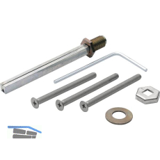 HOPPE Befestigungsset zu Sicherheits-Wechselgarnitur T�rst�rke 92-97 mm