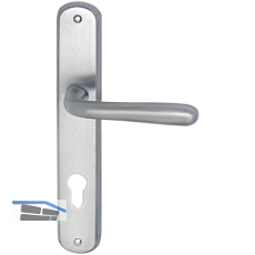 MARCHESI FH Dr�ckergarnitur SONIA - auf Schild PZ88,32-45,Messing verchromt matt