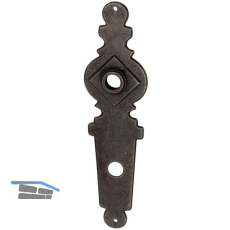 SCH�RHOFER Langschild NOTTINGHAM/Steyrtal - WC 90, Eisen verzinkt geschw�rzt