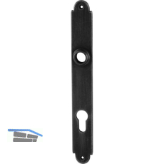 SCH�RHOFER Langschild G�TTWEIG - PZ 88, Eisen verzinkt alt geb�rstet