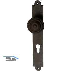 Haust�r - Knopflangschild G�TTWEIG, PZ88, Eisen verzinkt geschw�rzt