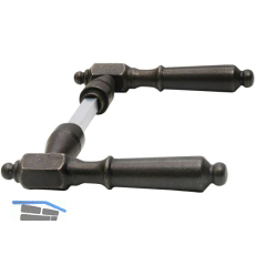 SCH�RGHOFER Dr�ckerpaar NEWCASTLE, Ansatz 15 mm, Eisen verzinkt geschw�rzt