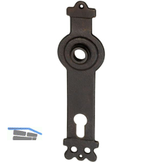 SCH�RHOFER Langschild NEWCASTLE - PZ 88, Eisen verzinkt geschw�rzt