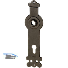 Haust�r - Langschild NEWCASTLE, PZ88, Eisen verzinkt geschw�rzt