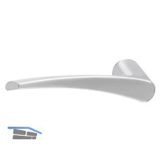 Dr�ckerlochteil FAVORIT - WG 1000, Alu poliert, links