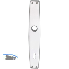 Langschild WG 1000 FAVORIT, BB 90, o. Hangerl, Alu poliert