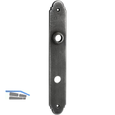 SCH�RGHOFER Langschild NEUMARKT - WC 90, Eisen verzinkt alt geb�rstet