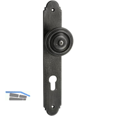 SCH�RGHOFER Knopflangschild NEUMARKT - PZ 88, Eisen verzinkt alt geb�rstet