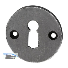 SCH�RGHOFER Schl�sselrosette BB, � 50 mm, Eisen verzinkt alt geb�rstet