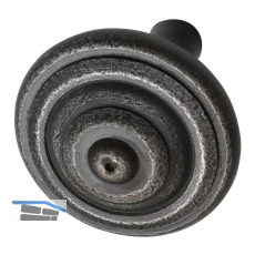 SCH�RGHOFER T�rknopf KLAM, fest vernietet in Zierros. rund, Eisen alt geb.