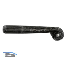 SCH�RGHOFER Dr�ckerlochteil AIST - Eisen verzinkt alt geb�rstet, links