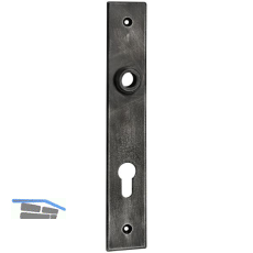 SCH�RGHOFER Langschild AIST - PZ 88, Eisen verzinkt alt geb�rstet