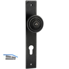 SCH�RGHOFER Knopflangschild AIST - PZ 88, Eisen verzinkt alt geb�rstet