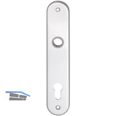 Langschild WG 1700, PZ 88, silber eloxiert