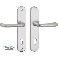 SH-Dr�ckergarnitur GARDA - auf Schild PZ88, ohne Kzs., silber, 50 x247 x15, RC2