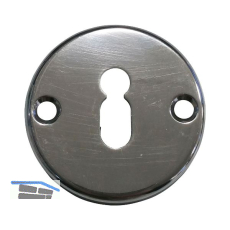 Schl�sselrosette BB WGAB6 aufschraubbar, ohne Hangerl, � 51 mm,Aluminium poliert