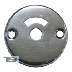 Rosette WC WG AB6, � 51 mm, mit Sichtschlitz, Aluminium poliert