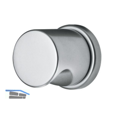 GEOS T�rknopf Zylinderform fest auf Rosette, Gewindeans�tze M4, Aluminium