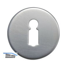 Schl�sselrosette BB WG D70, � 50 mm, mit Anschraubtr�ger "T", silber eloxiert