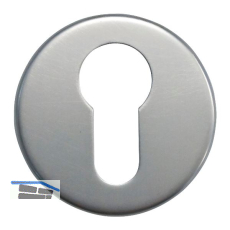 Zylinderrosette PZ WG D70, � 50 mm, mit Universaltr�ger "U", silber eloxiert