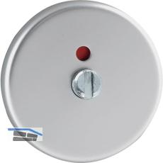 WC-Rosette au�en WG D70, � 50 mm, mit Anschraubtr�ger "T", silber eloxiert
