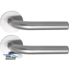 SOLIDO Solo Dr�ckergarnitur DUBLIN - Flachrosette rund, WC, blind, Edelstahl