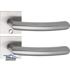 SOLIDO Solo Dr�ckergarnitur HELSINKI -Flachrosette eckig,f�r Schl�ssel,Edelstahl