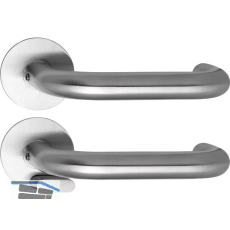 SOLIDO Solo Dr�ckergarnitur TALIN - Flachrosette rund, WC, blind, Edelstahl