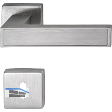 MARCHESI Dr�ckergarnitur Inlay BB, Edelstahl matt/Inlay Edelstahl matt