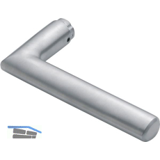 HOPPE Dr�ckerlochteil STOCKHOLM, Edelstahl matt