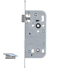 SOLIDO Einstemmschloss 340 WC, DM 50, Nuss 8,5, Messing poliert