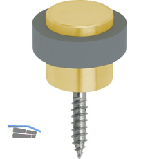 SOLIDO Bodent�rpuffer - � 48 mm, Edelstahl PVD messingf�rbig