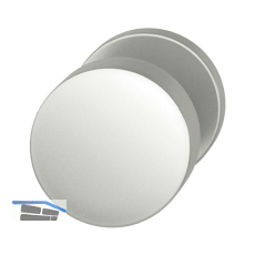 T�rknopf 23 0829 - auf Rosette, � 50 mm fest 55 mm, silber eloxiert