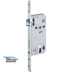 SOLIDO Einstemmschloss 451 (R) F PZW, DM 50,Nuss 8,5, rund,Stahl silber verzinkt