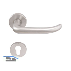 SOLIDO Dr�ckergarnitur BELFAST - auf Rosette PZ, 38 - 45, Edelstahl matt FH