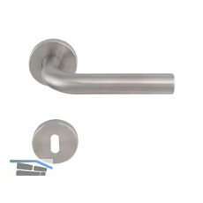 SOLIDO Dr�ckergarnitur DUBLIN - auf Rosette BB, 38 - 45, Edelstahl matt