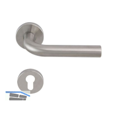 SOLIDO Dr�ckergarnitur DUBLIN - auf Rosette PZ, 38 - 45, Edelstahl matt