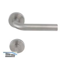 SOLIDO Dr�ckergarnitur DUBLIN - auf Rosette WC, 38 - 45, Edelstahl matt FH