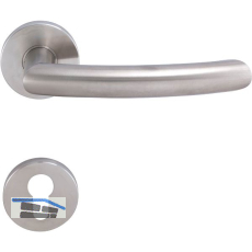 SOLIDO Dr�ckergarnitur HELSINKI - auf Rosette PZ, 38 - 45, Edelstahl matt