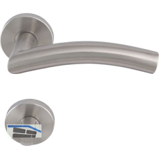 SOLIDO Dr�ckergarnitur OSLO - auf Rosette WC, 38 - 45, Edelstahl matt FH