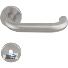 SOLIDO Dr�ckergarnitur TALIN - auf Rosette BB, 38 - 45, Edelstahl matt